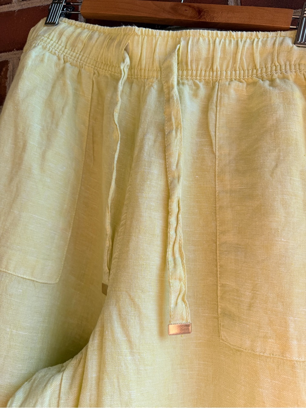 Lime Yellow Mix & Match Linen Set Large EUC - Picture 4 of 14
